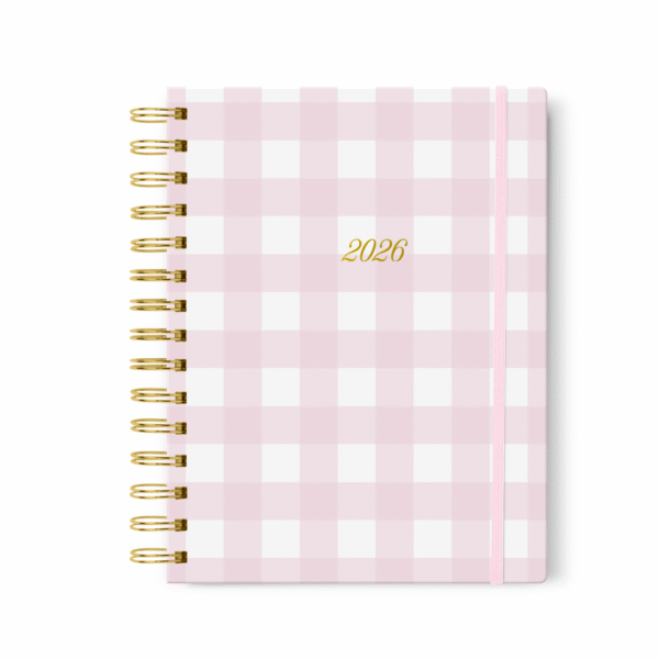 Agenda Xadrez Rosa